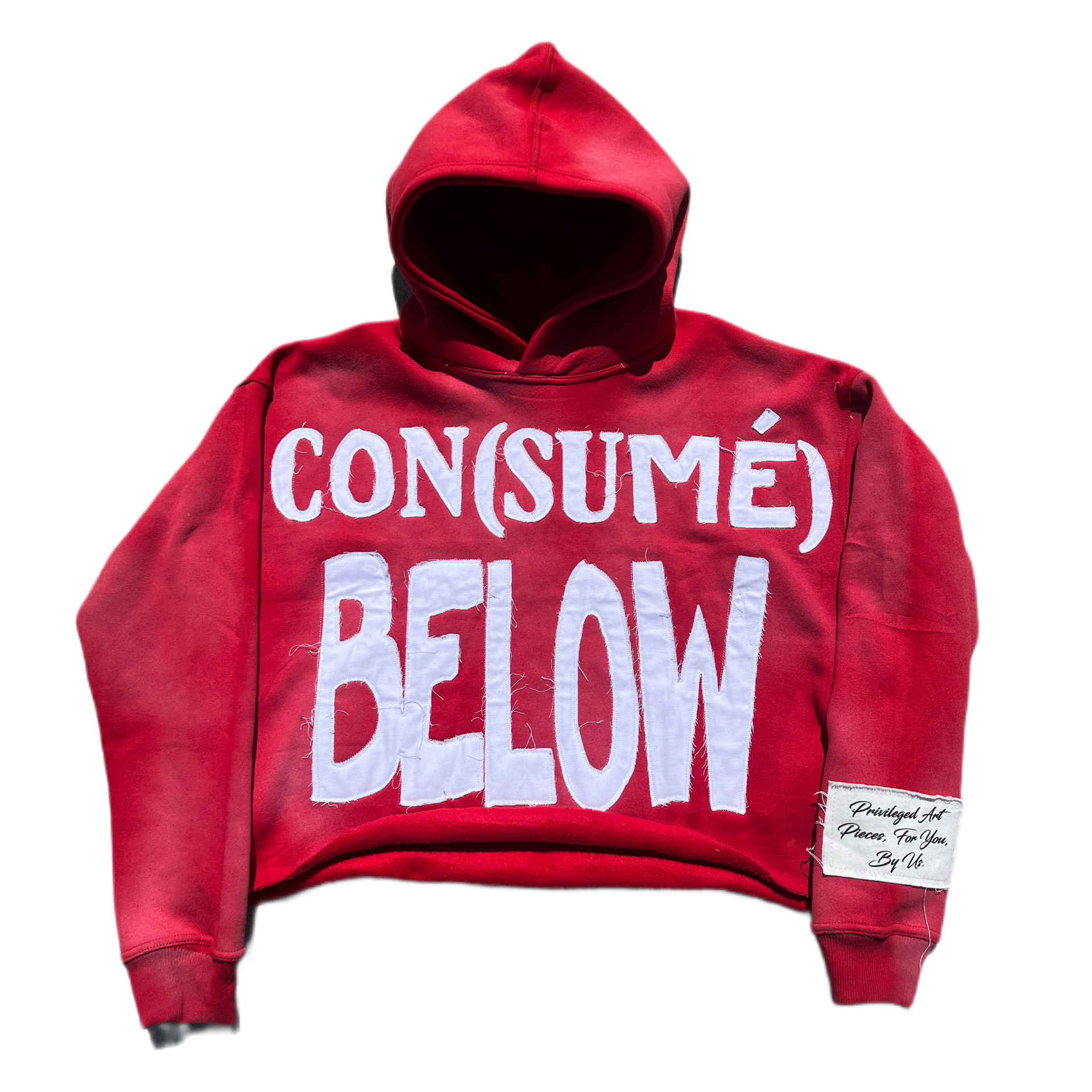 “Cardinal” Consumé Below Hoodie